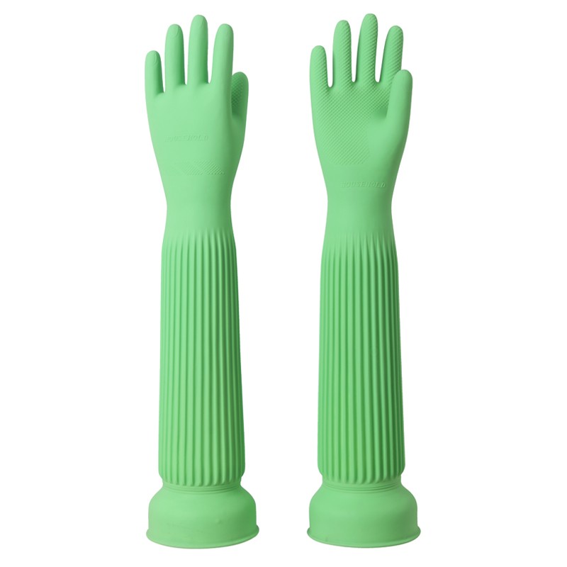 Commercial Kitchen Gloves - 58cm Dish Washing Household Scrubbe Repeatable