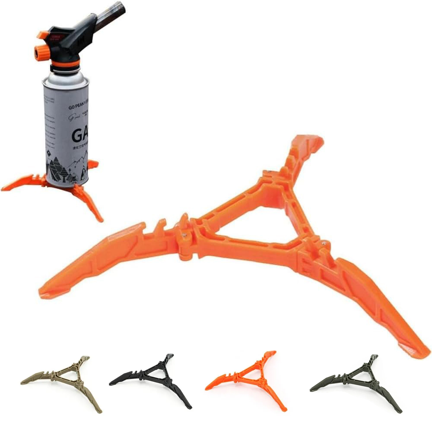 Commercial Kitchen Gas Stove - Gas Tank Bracket Foldable Fuel Can