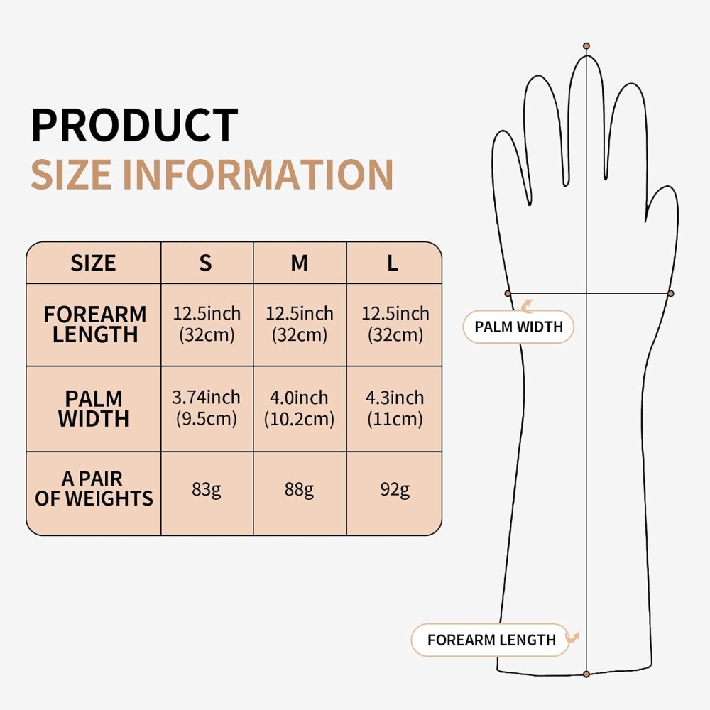 Dishwashing Rubber Gloves Reus - Commercial Kitchen Gloves recension och pris