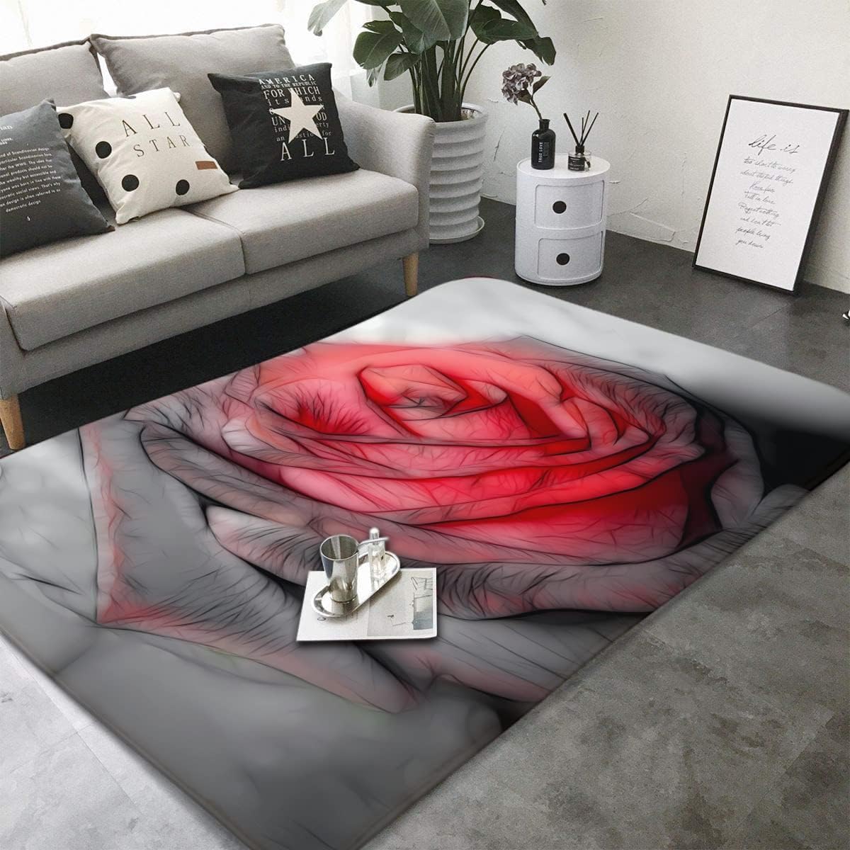 Blue Rose Flower on Black Back - Commercial Kitchen Background recension och pris