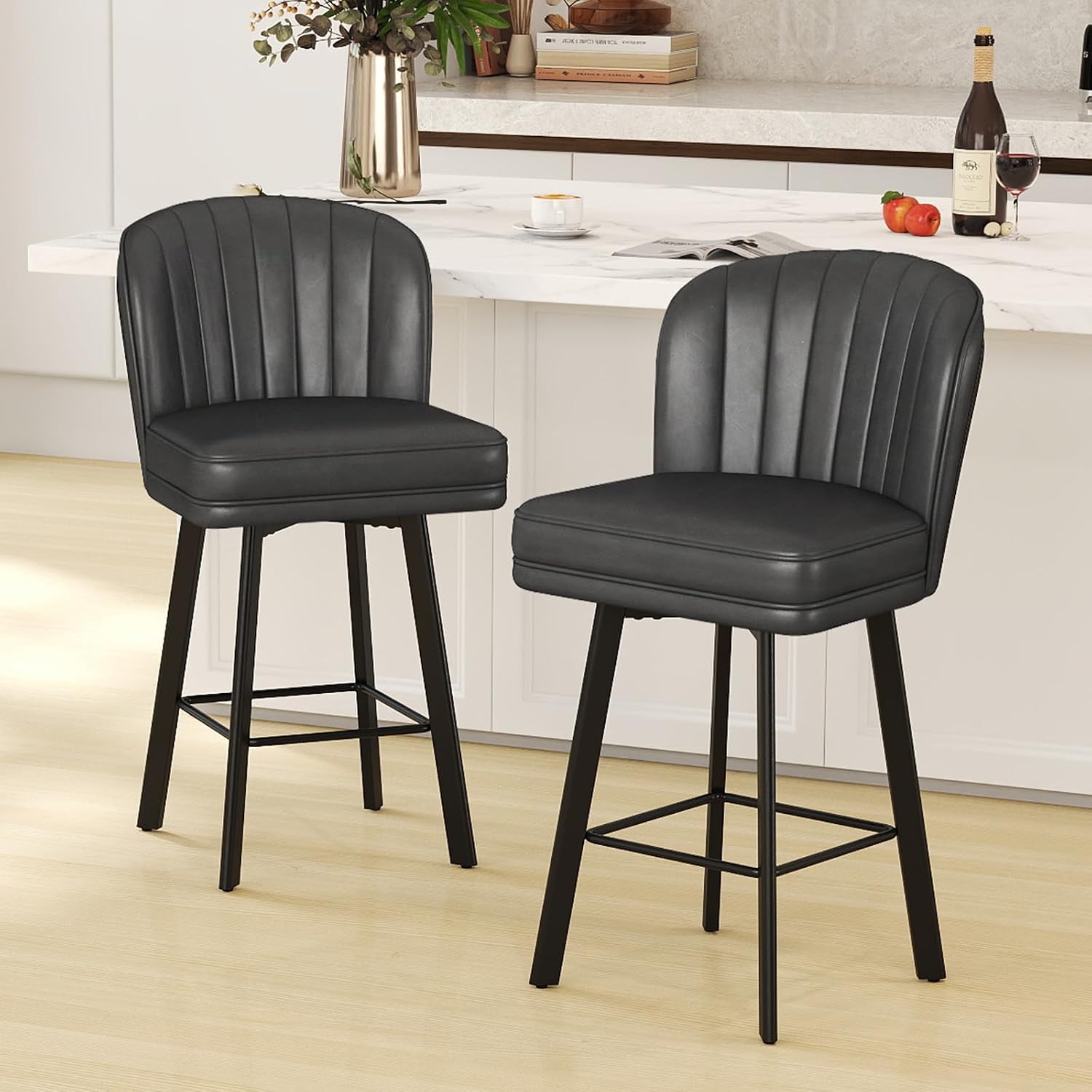 Modern Swivel Counter Height B - Commercial Kitchen Island recension och pris