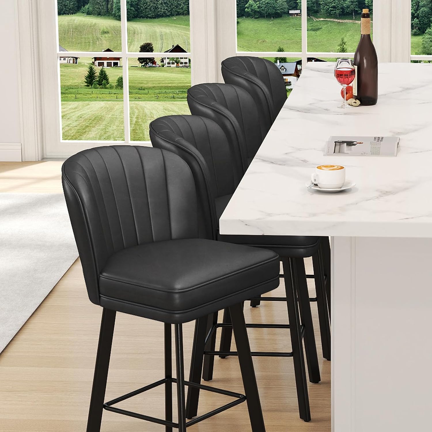 Modern Swivel Counter Height B - Commercial Kitchen Island recension och pris