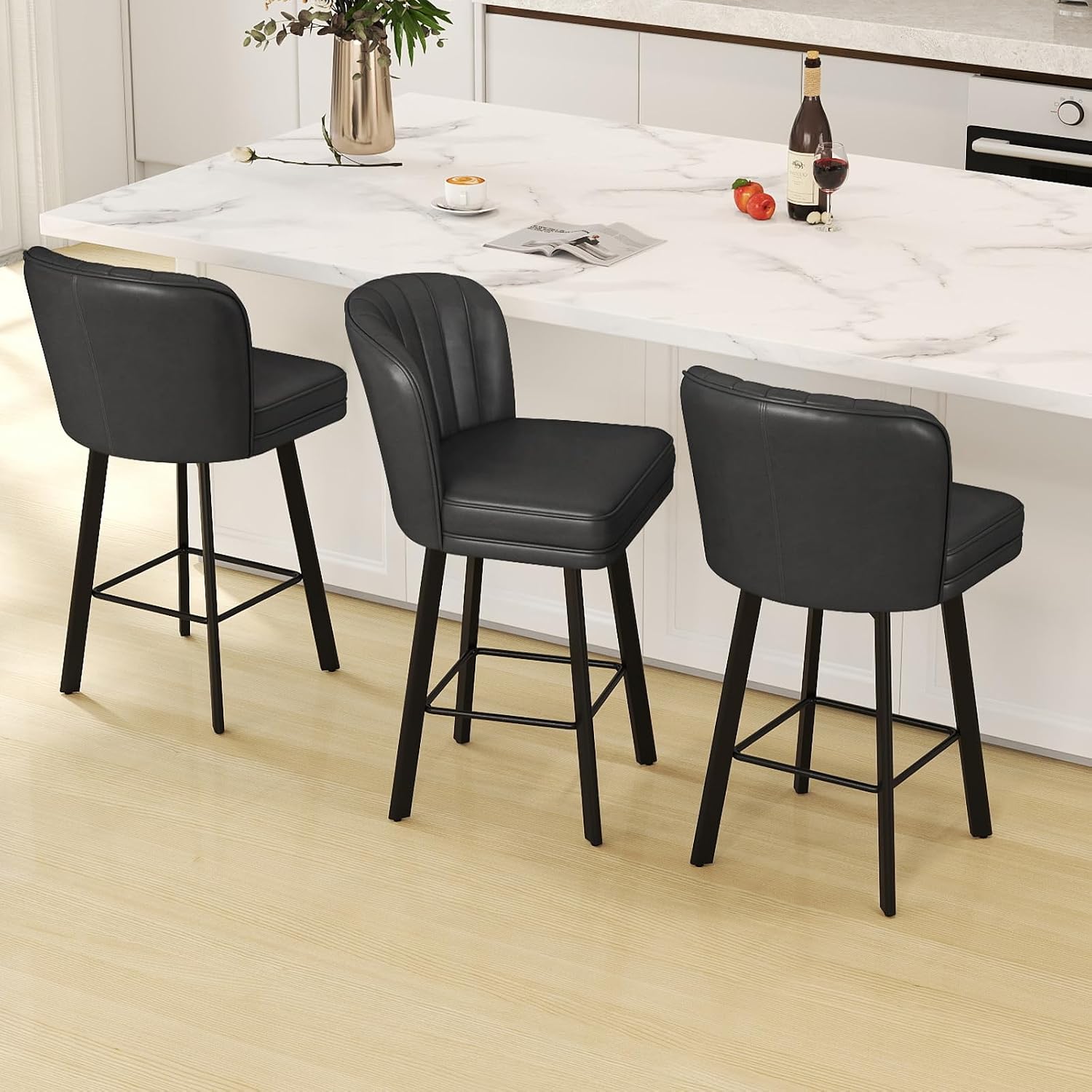 Modern Swivel Counter Height B - Commercial Kitchen Island recension och pris