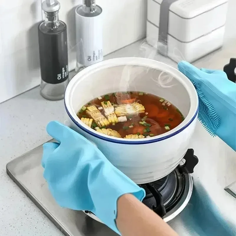 Magic Silicone Rubber Dishwash - Commercial Kitchen Gloves recension och pris