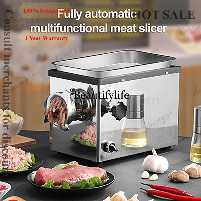 a55  950-1300W Meat Grinder 70 - Meat Slicer Machine recension och pris
