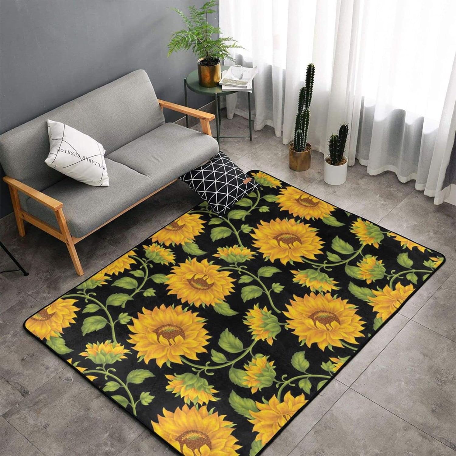 Yellow Sunflowers Flower on Bl - Commercial Kitchen Background recension och pris