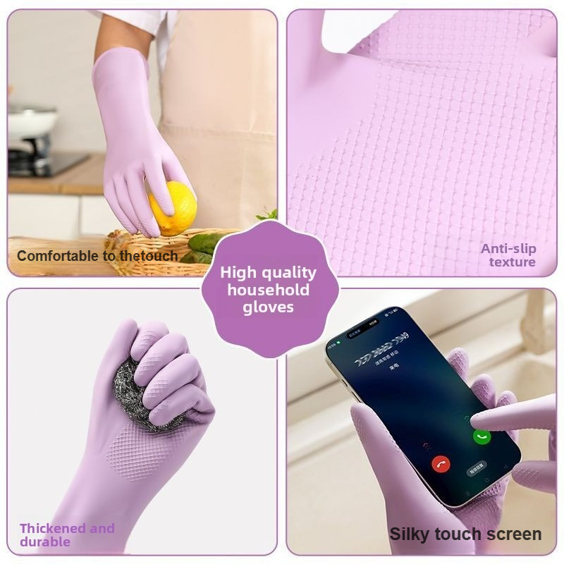 Latex Dish Washing Gloves,with - Commercial Kitchen Gloves recension och pris
