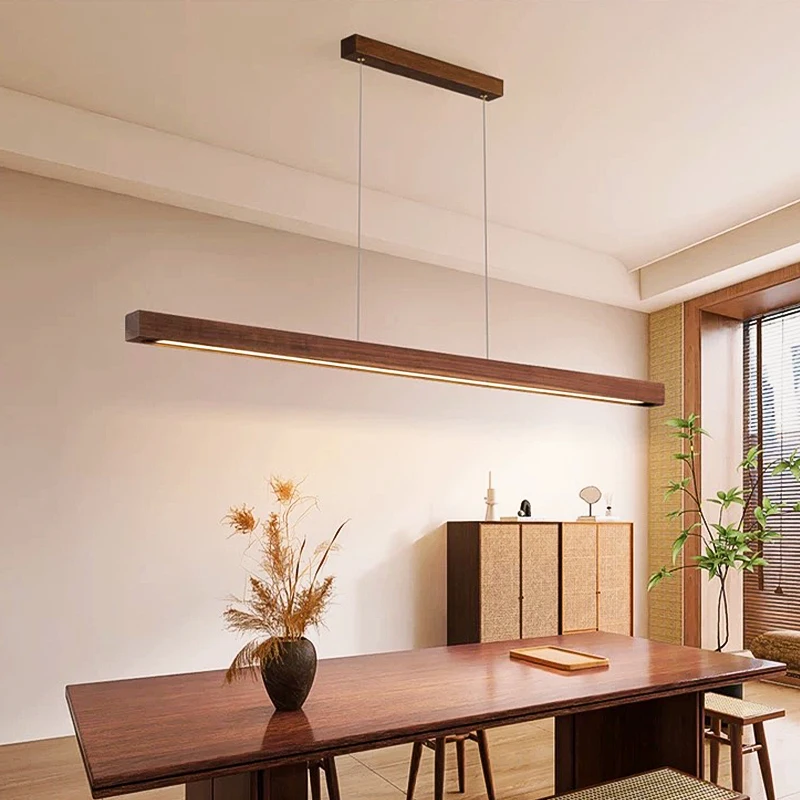 LED Pendant Light Nordic Wood  - Commercial Kitchen Island recension och pris