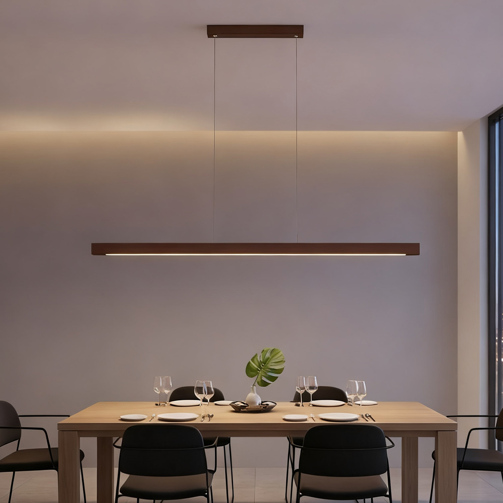 LED Pendant Light Nordic Wood  - Commercial Kitchen Island recension och pris