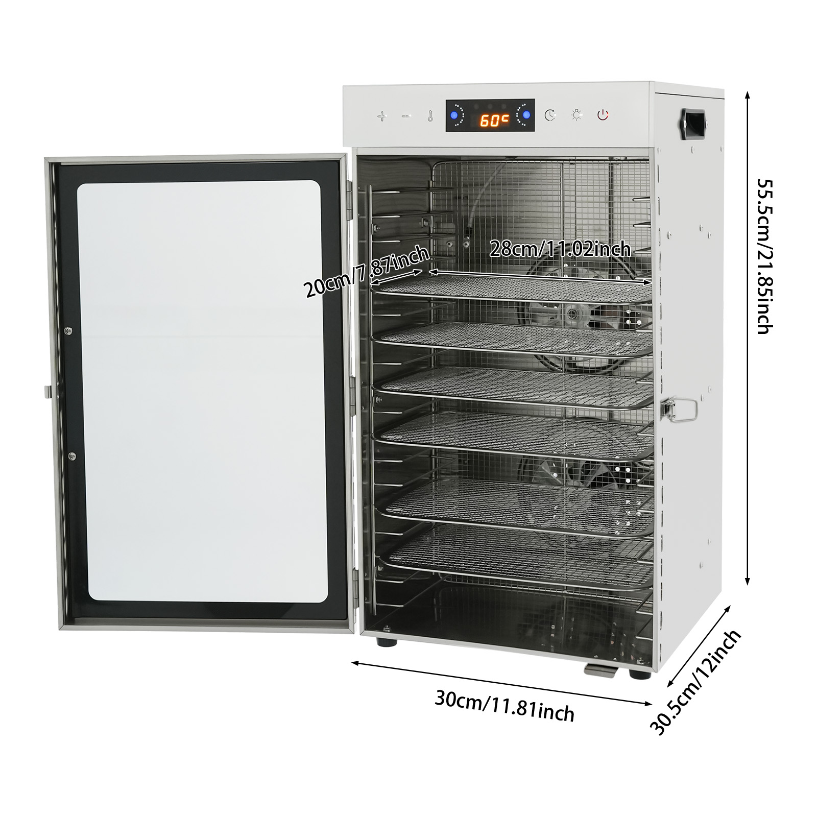 18 Trays Food Dehydrator 304 2 - Commercial Food Dehydrator recension och pris