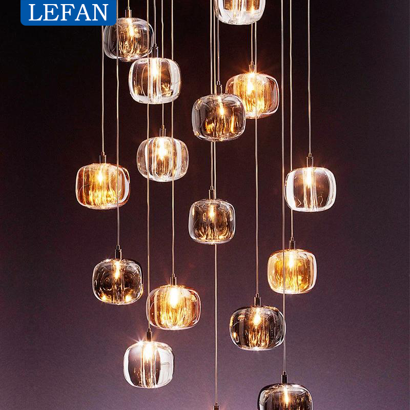 Modern Crystal LED Chandelier  - Commercial Kitchen Island recension och pris