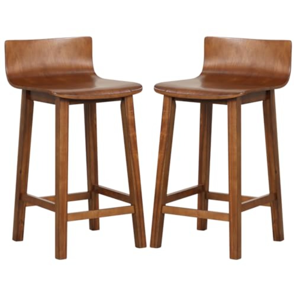24.5-inch Solid Wood Bar Stool - Commercial Kitchen Island recension och pris