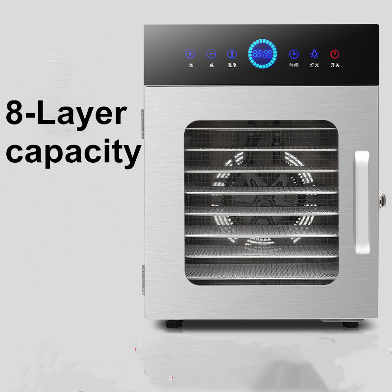 8‑Tier Stainless Steel Food De - Commercial Food Dehydrator recension och pris