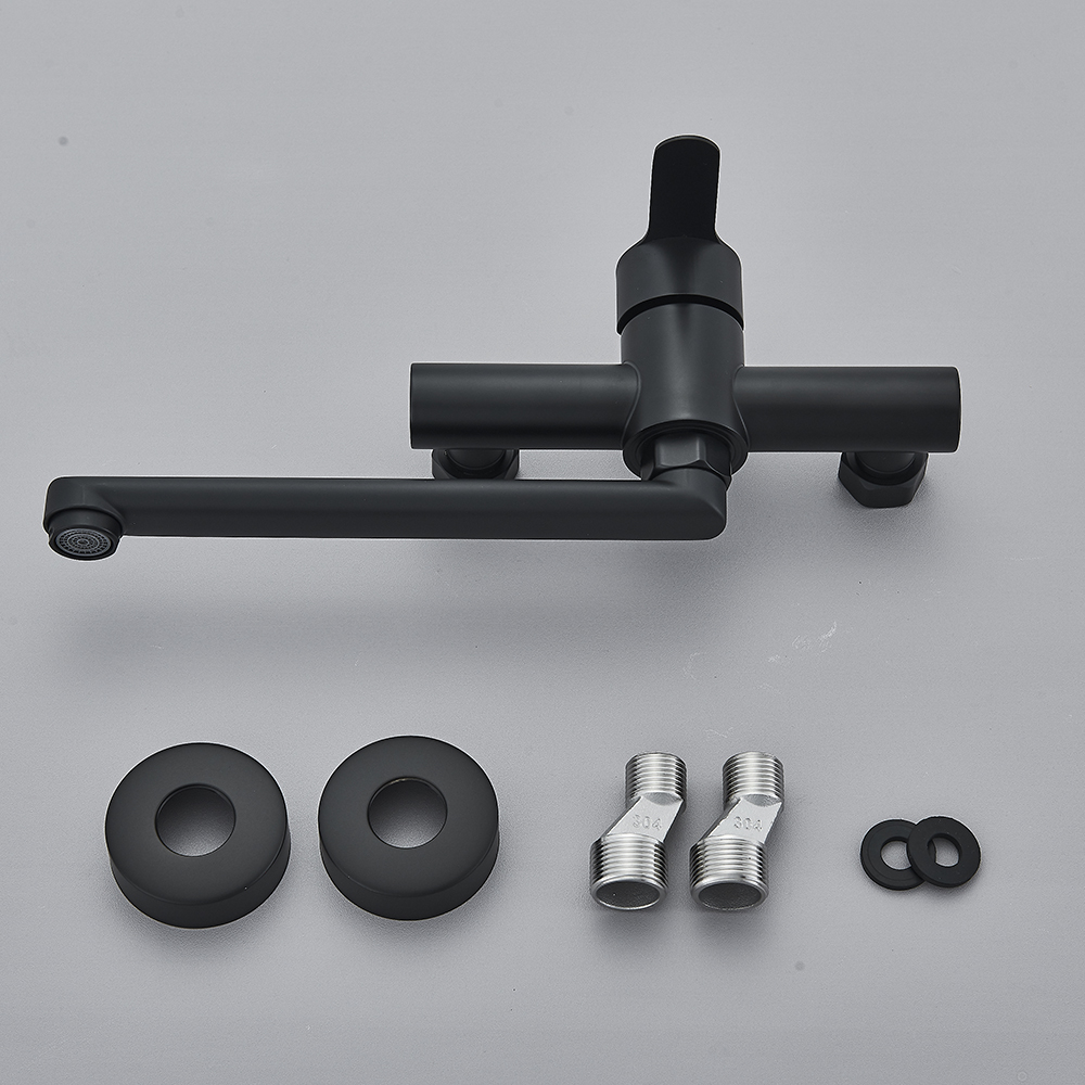 Black Wall Mounted Kitchen Fau - Commercial Kitchen Faucet recension och pris