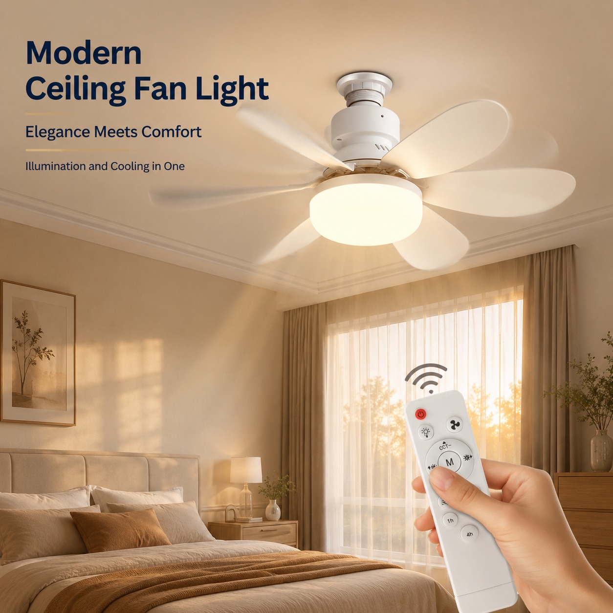 2026 New E27 Ceiling Fan Light - Commercial Kitchen Lights recension och pris