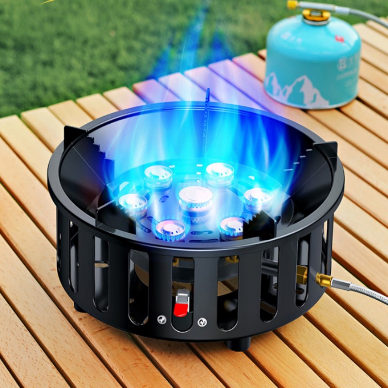 High-Power 7-Core 21000W Porta - Commercial Kitchen Gas Stove recension och pris