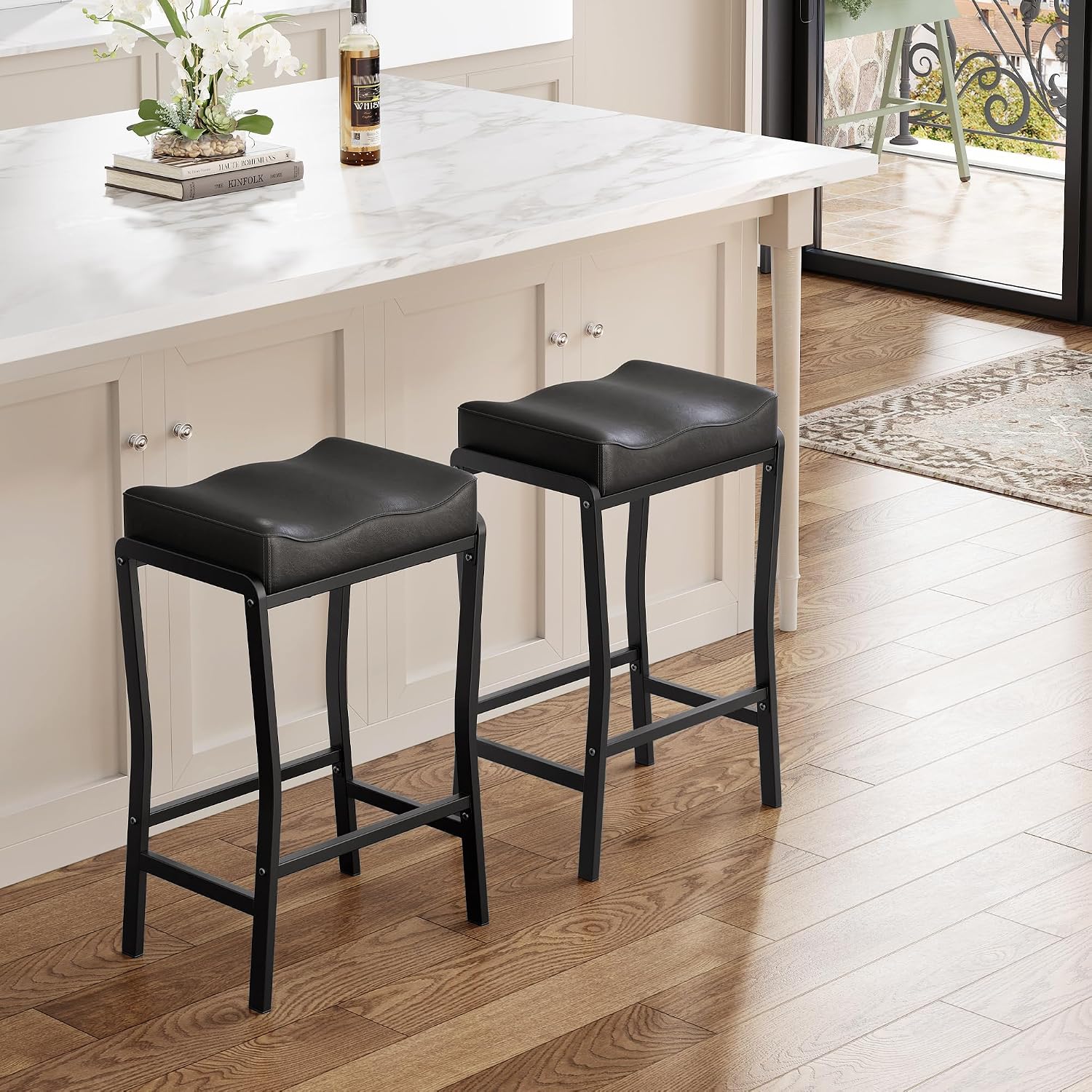 Counter Height Bar Stools Set  - Commercial Kitchen Island recension och pris