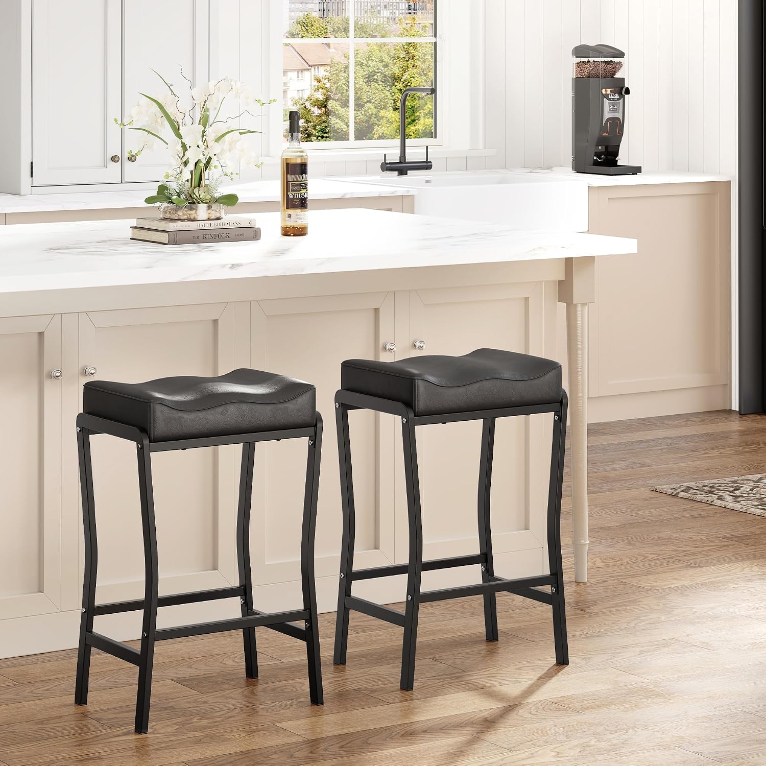 Counter Height Bar Stools Set  - Commercial Kitchen Island recension och pris