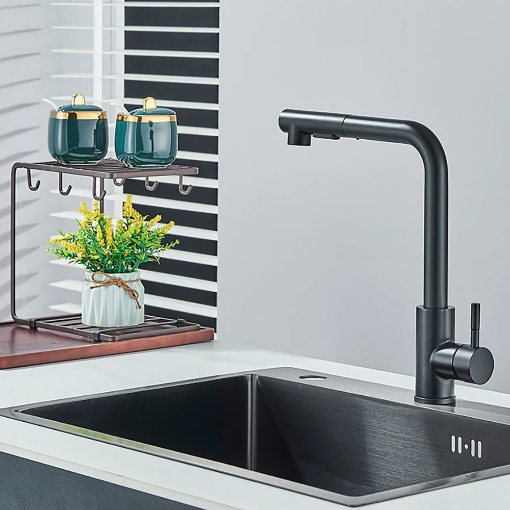 Kitchen pull-out faucet 304 st - Commercial Kitchen Faucet recension och pris