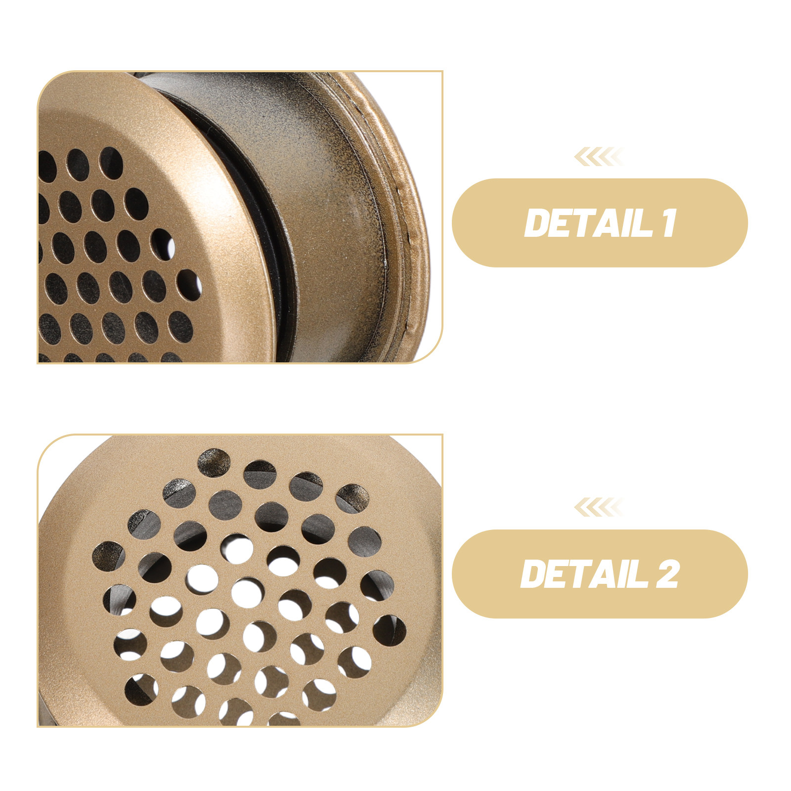 6 Pcs Stainless Steel Vent Cov - Commercial Kitchen Vent recension och pris