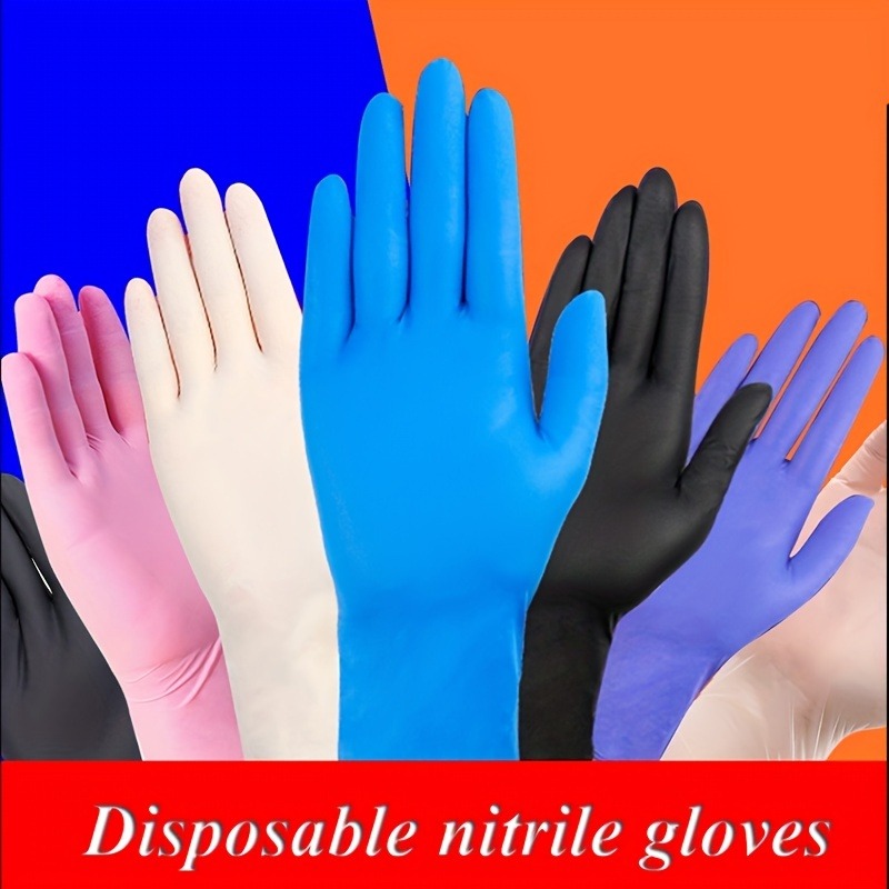 100PCS Disposable Nitrile Wate - Commercial Kitchen Gloves recension och pris